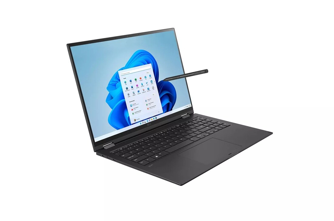 LG gram 16” 2in1 Lightweight Laptop, Intel® 12th Gen Core® i7 Evo™ Platform, Windows 11 Home, 16GB RAM, 2TB SSD, Black