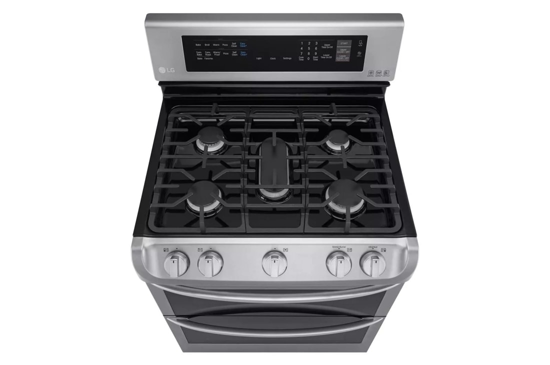 LG Appliances LTG4715BD 6.9 Cu.Ft. Wi-Fi Enabled Gas Double Oven