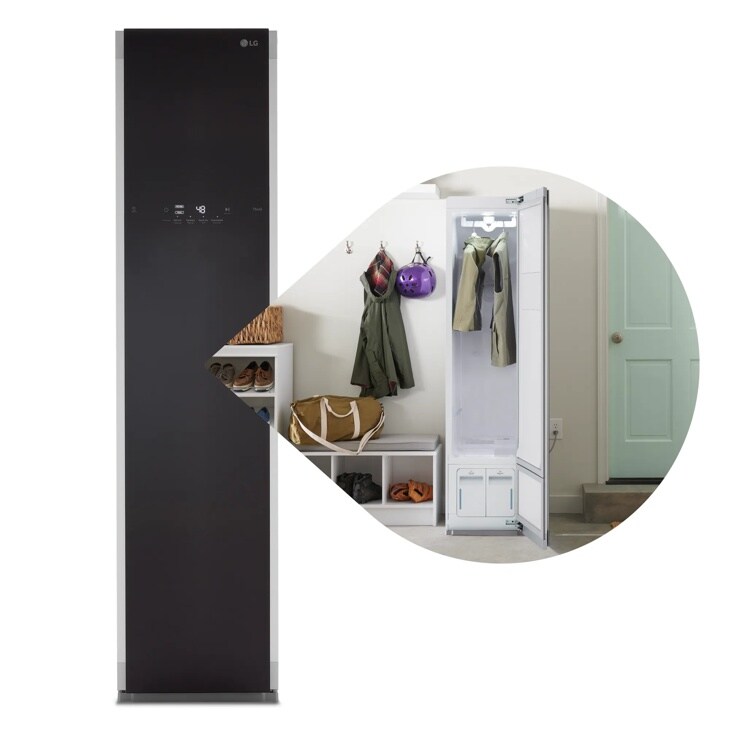 LG Styler® Smart Wi-Fi Enabled Steam Closet with TrueSteam® Technology and Exclusive Moving Hangers S3CW