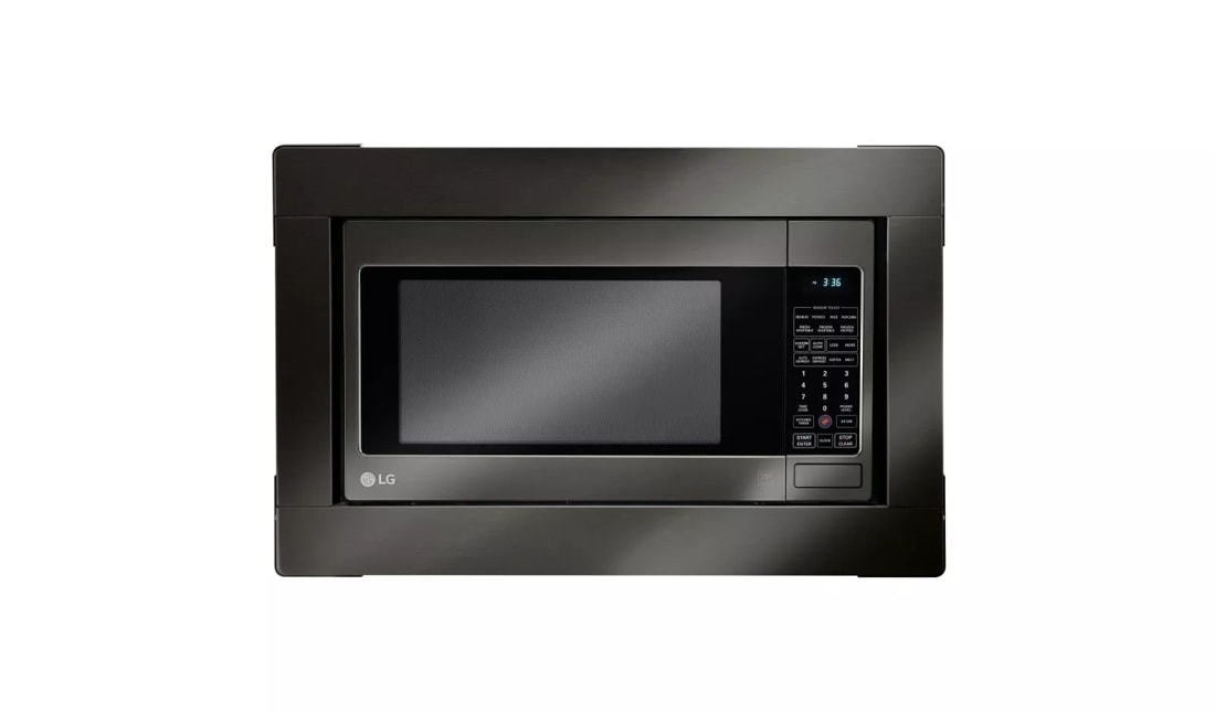 LG Black Stainless Steel Series:  Microwave Trim Kit