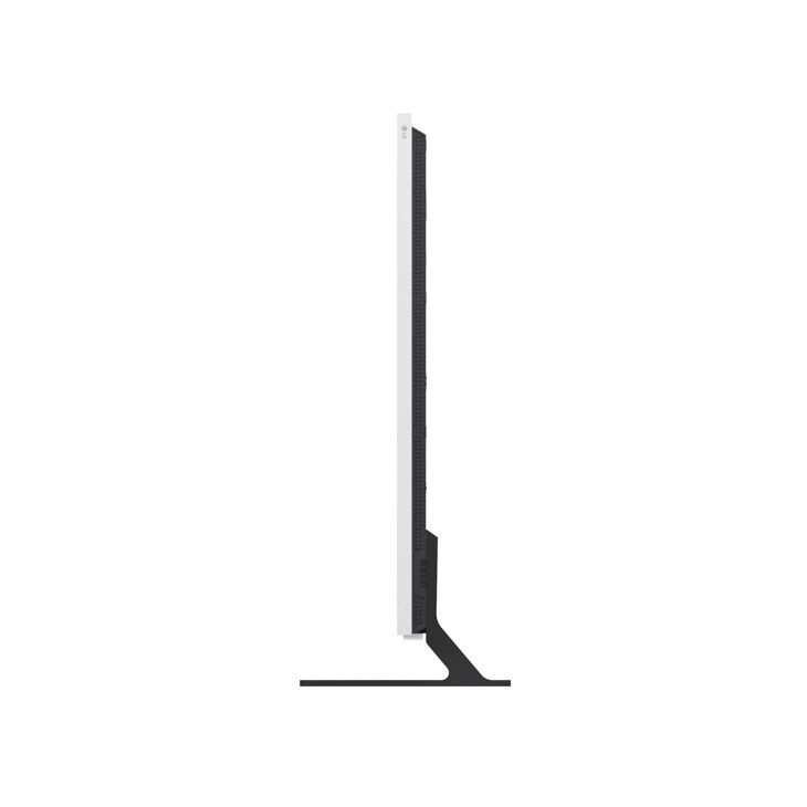 55-Inch LG 4K UHD TV 55LX7BPUA - Side Profile showing ultra-slim design with black stand base