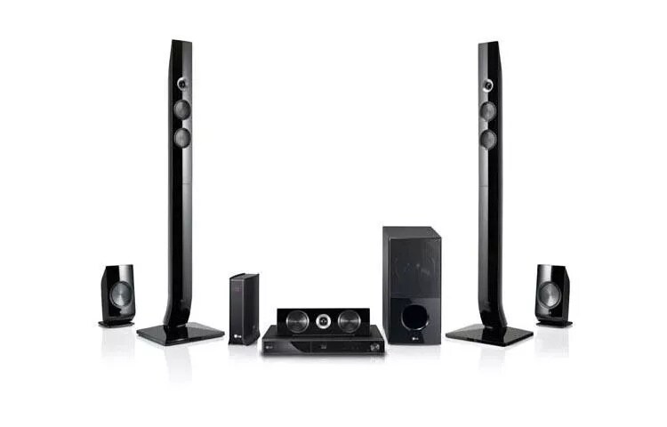 3D-Capable Blu-ray Disc&trade  Home Theater System with Smart TV and Wireless Speakers