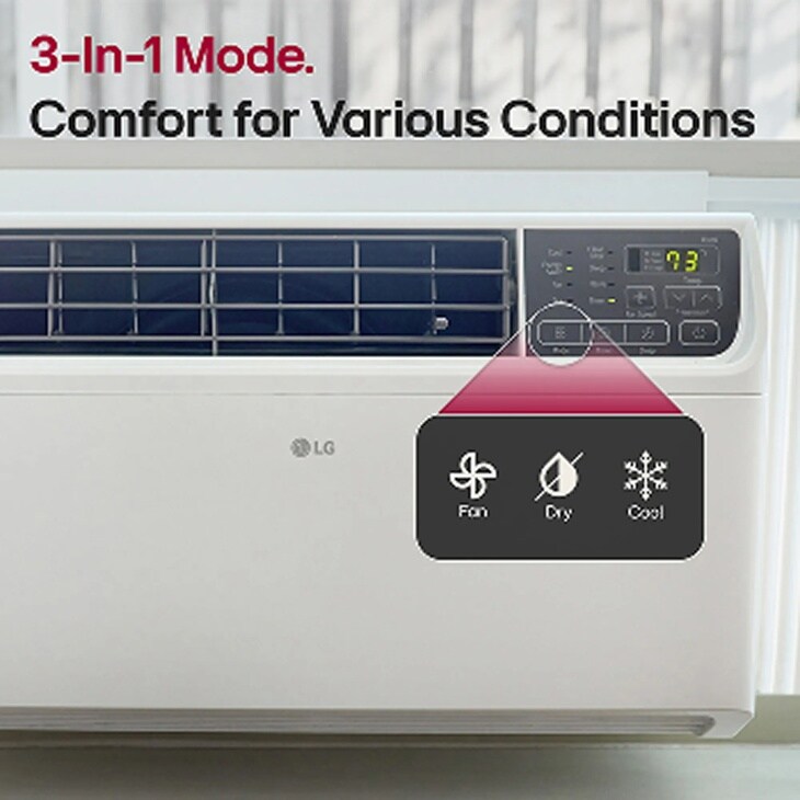 6,000 BTU DUAL Inverter Smart Wi-Fi Enabled Window Air Conditioner	