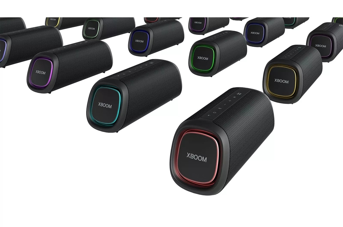 LG XBOOM Go XG9QBK Portable Bluetooth Speaker, Black — Beach Camera