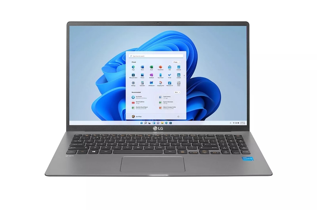 LG gram 15'' Ultra-Lightweight Laptop with 11th Gen Intel® Core 