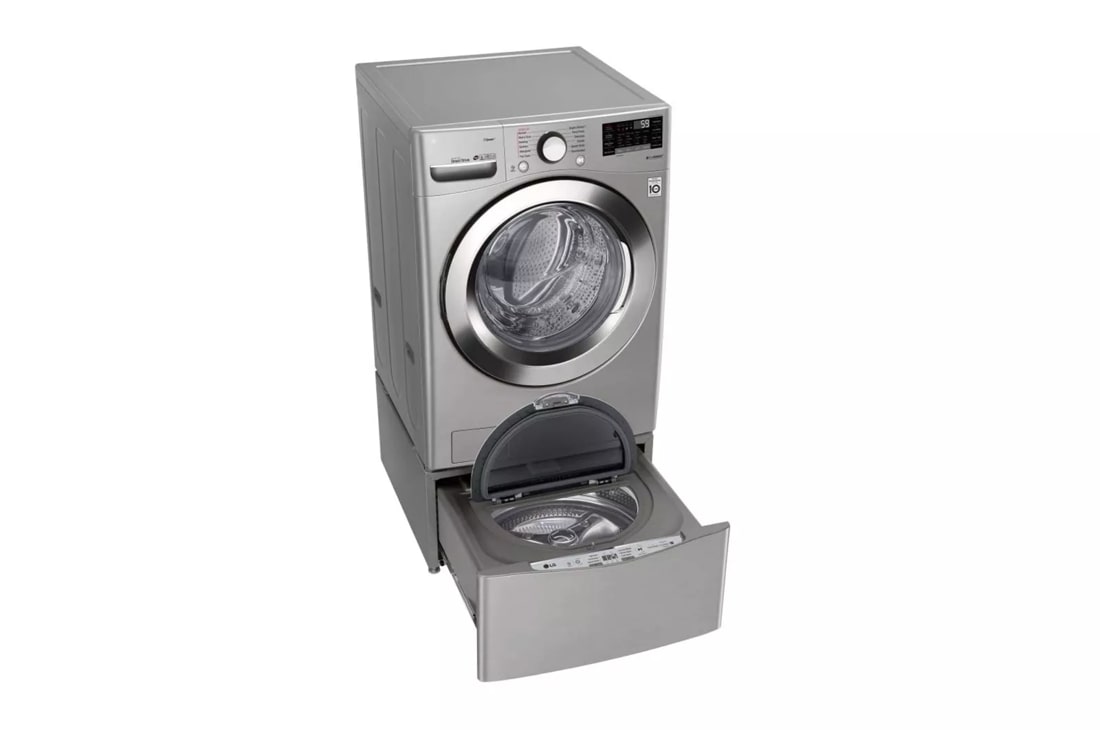 LG 4.5 cu. ft. Ultra Large Smart wi-fi Enabled Front Load Washer  (WM3700HVA)