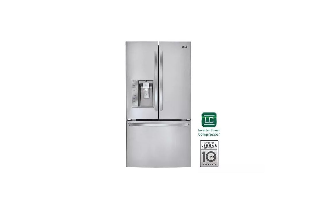 Super-Capacity 3 Door French Door Refrigerator