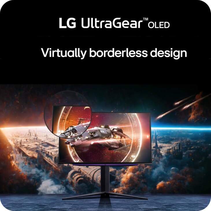 27" UltraGear™ OLED QHD 240Hz 0.03ms HDR True Black 400 Gaming Monitor with G-Sync Compatible and FreeSync™ Premium Pro
