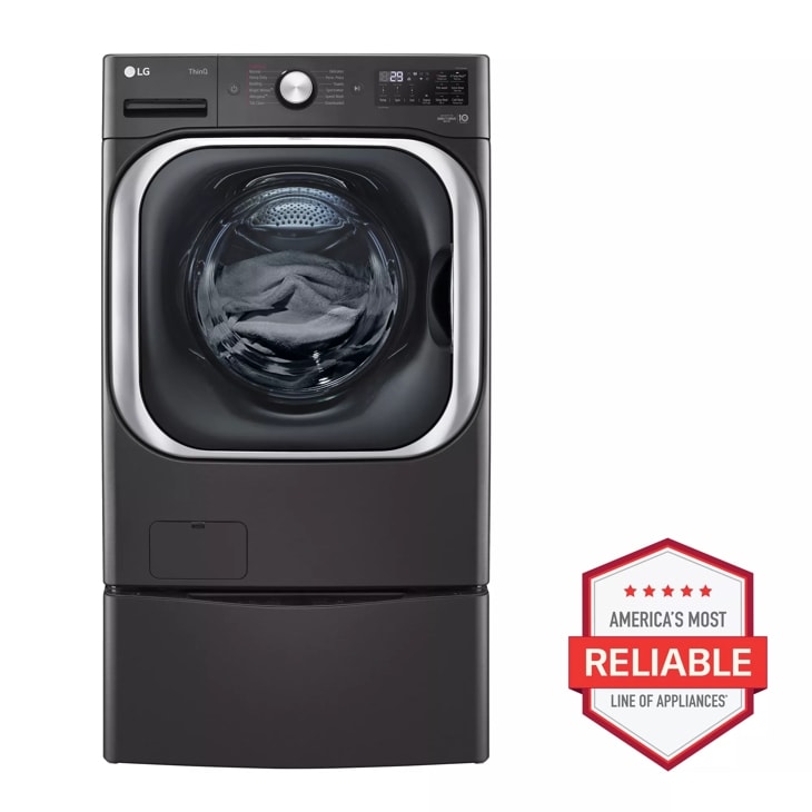 WD200CV by LG - 1.0 cu. ft. LG SideKick™ Pedestal Washer, LG TWINWash™  Compatible