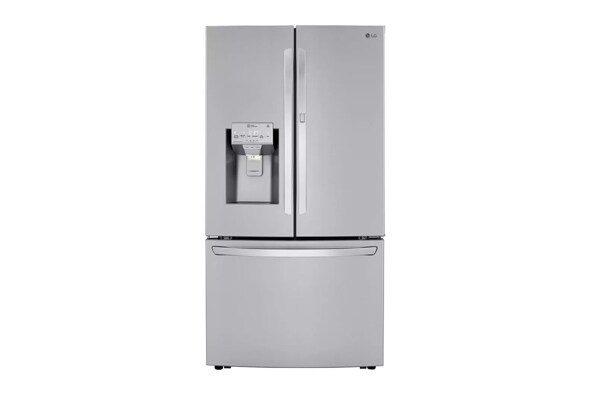 LG Craft IceSmart Wi-Fi Enabled 29.7-cu ft French Door Refrigerator with Dual Ice Maker and Door within Door (Fingerprint-Resistant Black Stainless Steel) ENERGY STAR