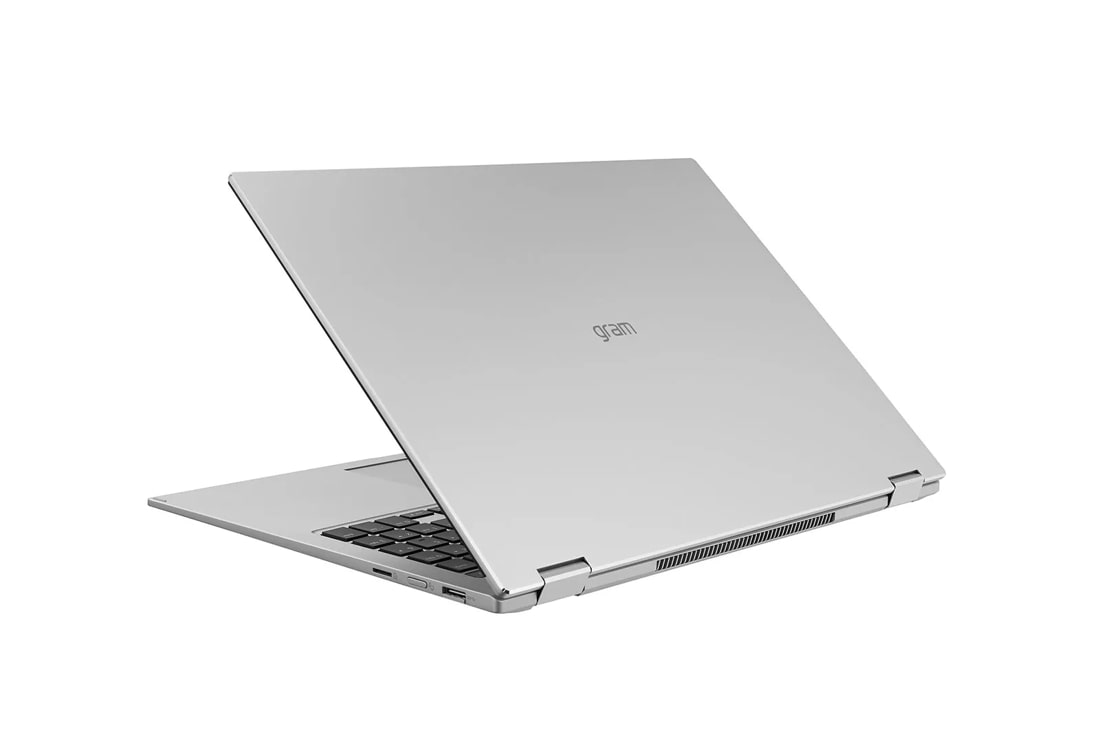 LG gram 16” 2in1 Lightweight Laptop, Intel® 12th Gen Core® i7 Evo™  Platform, Windows 11 Home, 16GB RAM, 2TB SSD, Silver