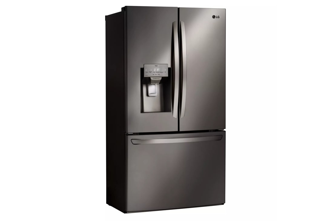 LG 28 cu. ft. 3 Door French Door Refrigerator with Ice and Water Dispenser  and Craft Ice in Black Stainless Steel LHFS28XBD - The Home Depot