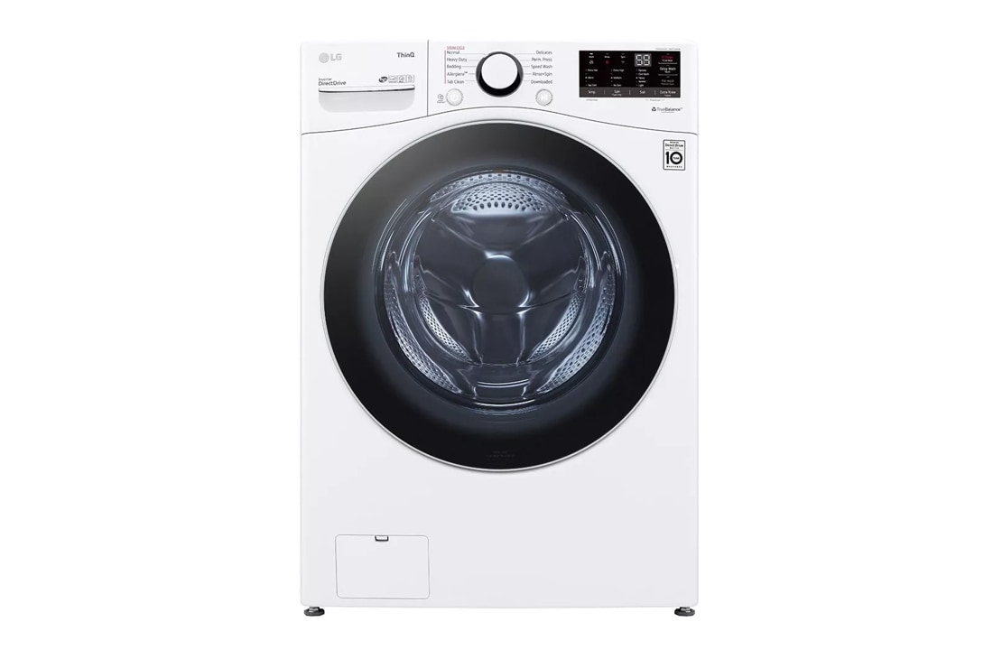 LG WM3600HWA 4.5 cu. ft. Ultra Large Capacity Smart wi-fi Enabled Front Load Washer with Built-In Intelligence & Steam Technology