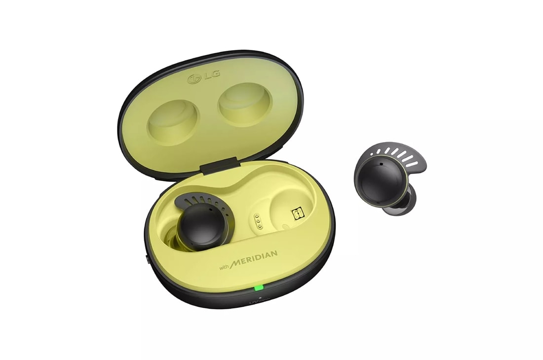 LG TONE Free® Fit TF8 - SwivelGrip Technology True Wireless Bluetooth  UVnano+ Earbuds