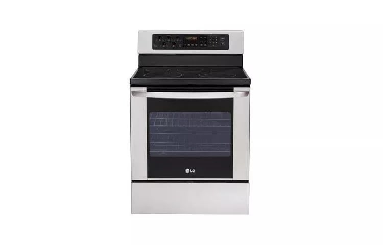 LG LRE3012ST Single Oven Electric Range with IntuiTouch LG USA