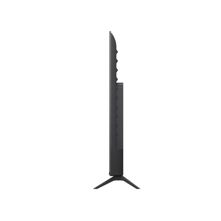 55-Inch 4K UHD TV 55NU850BPUA - Side Profile showing ultra-slim design with Y-shaped stand