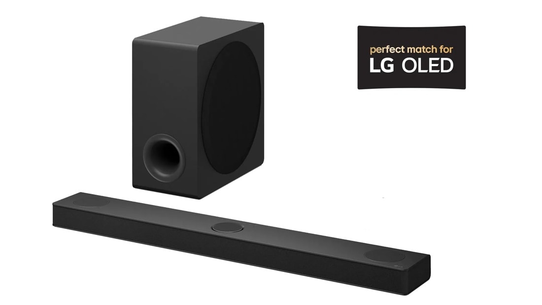 LG S80TY Soundbar for TV with Dolby Atmos 3.1.3 channel, Best OLED matching, Black