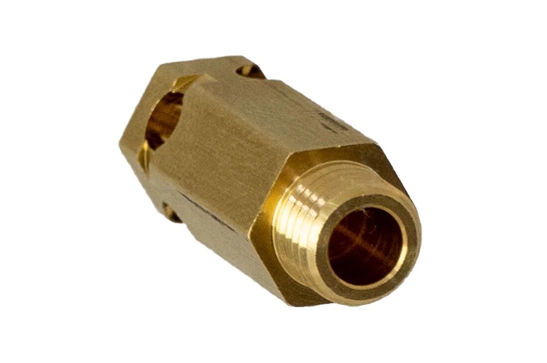 LG 383EEL3002R laundry accessory brass connector fitting with threaded ends