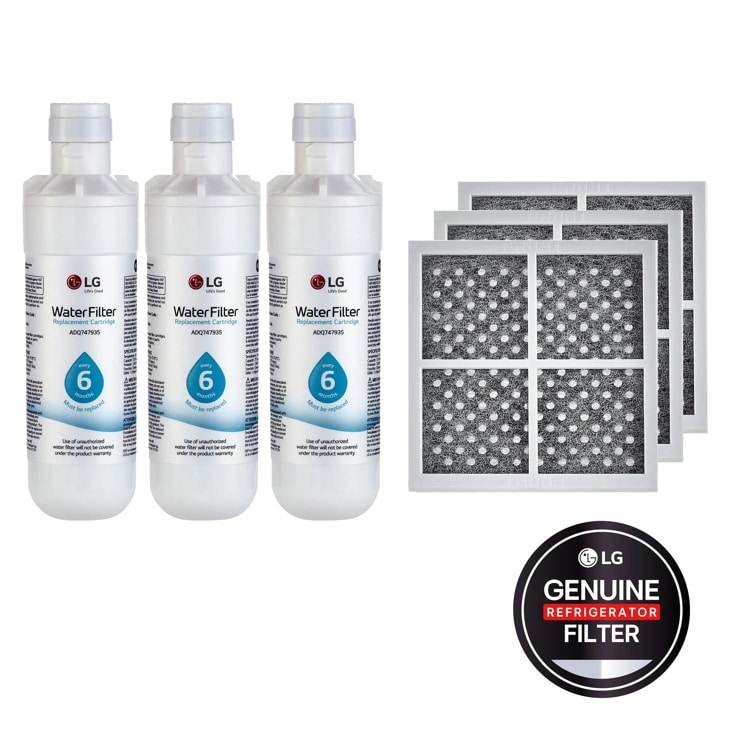 LG - LT1000P3 - LG LT1000P3 - 6 Month / 200 Gallon Capacity  LG Refrigerator Water Filter LT1000P3 /3 pack, 200 Gallon Filter Replacement NEW main image 1
