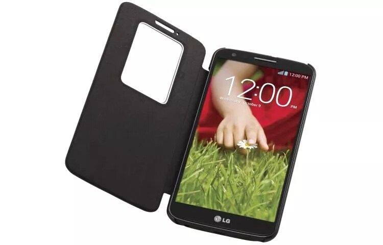 QuickWindow™ Folio Case compatible with LG G2 (T-Mobile)