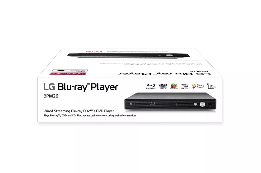 LG Blu-ray Disc™ Player with Streaming Services (BPM26) | LG USA