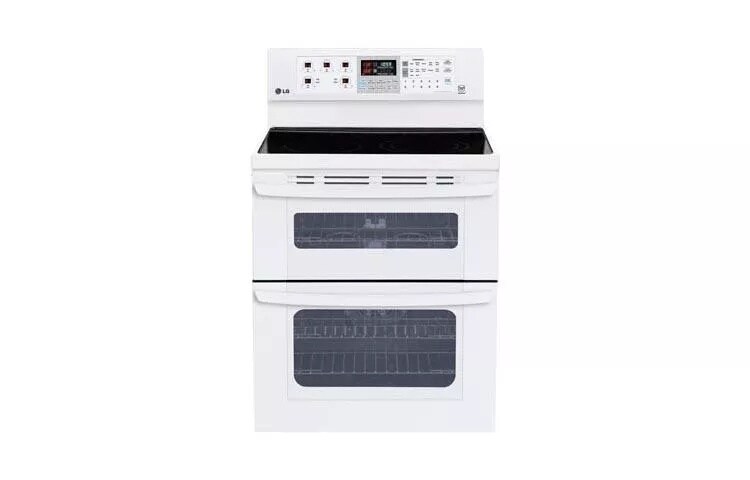 6.1 cu. ft. Capacity Electric Double Oven Range with SuperBoil™ Burner and EasyClean®