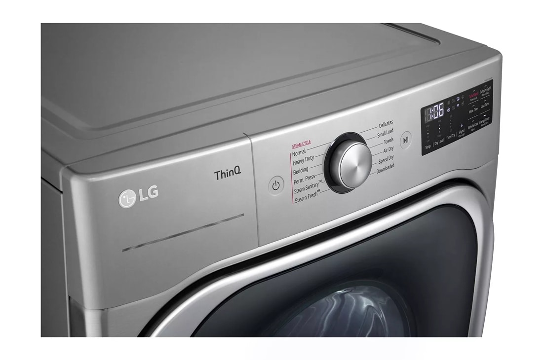 LG 9.0 Cu. Ft. Electric Dryer with Steam and Sensor Dry Graphite steel  DLEX8100V - Best Buy