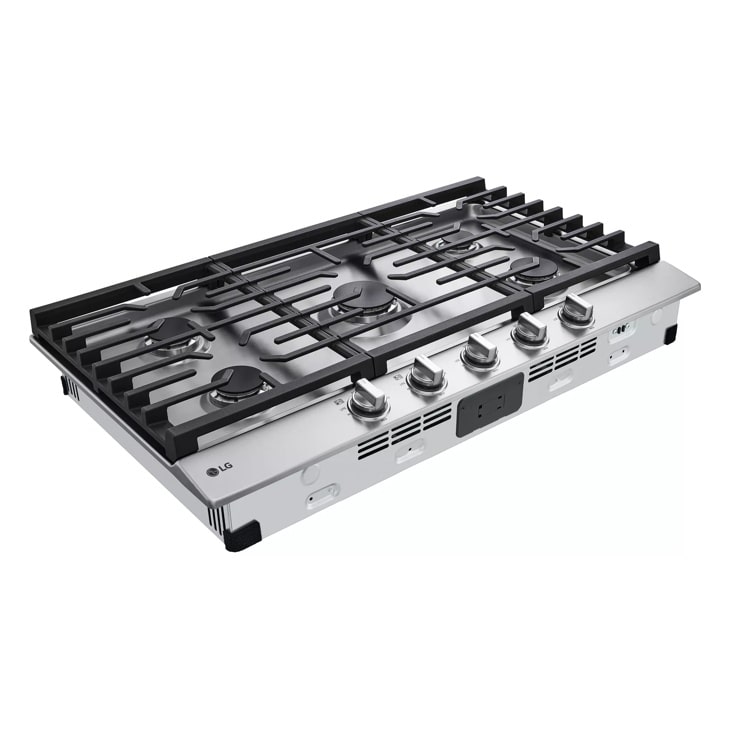 36” Gas Cooktop with Auto Reignition (CBGJ3623S) | LG USA