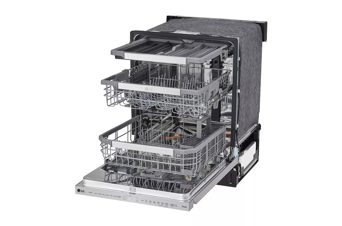 LG LDB4548ST: Top Control Dishwasher with QuadWash and EasyRack Plus