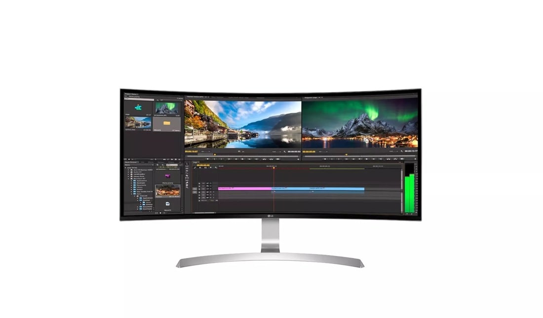 LG 34'' Class 21:9 UltraWide® WQHD IPS Curved LED Monitor with USB