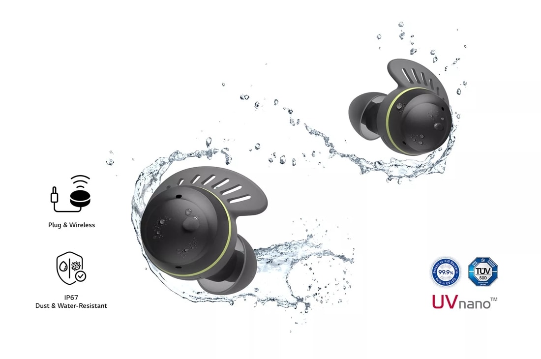 LG TONE Free® Fit Wireless Earbuds - TONE-TF8Q