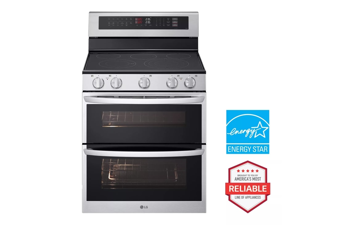 7.3 cu. ft. Smart Electric Double Oven Freestanding Range with ProBake Convection® and Air Fry