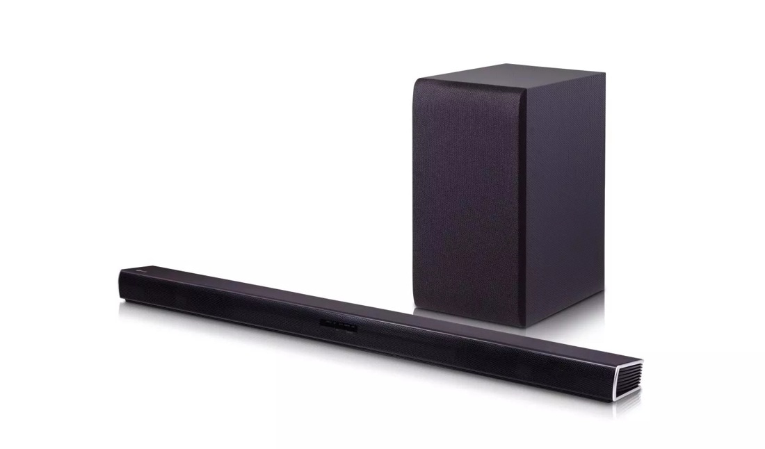 2.1ch 300W Sound Bar with Wireless Subwoofer and Bluetooth® Connectivity
