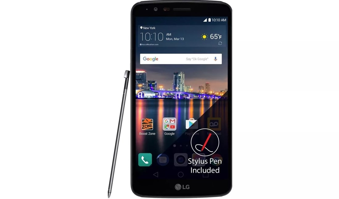 LG Stylo 3 Smartphone with Stylus Pen for Boost LG USA