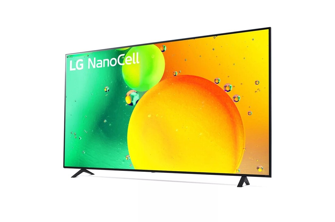 LG 75 Inch Class NANO75 UQA series LED 4K UHD Smart webOS 22 w/ ThinQ AI TV