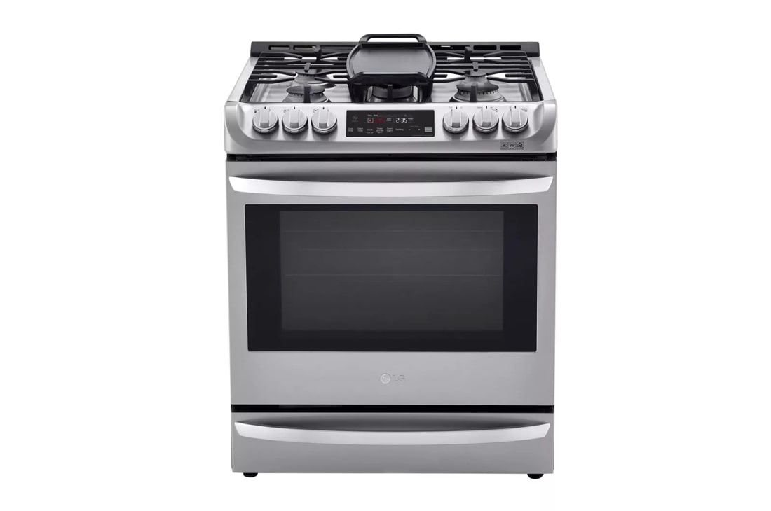 LG LSD4913ST 6.3 cu. ft. Smart wi-fi Enabled Dual Fuel Slide-in Range with ProBake Convection® and EasyClean®