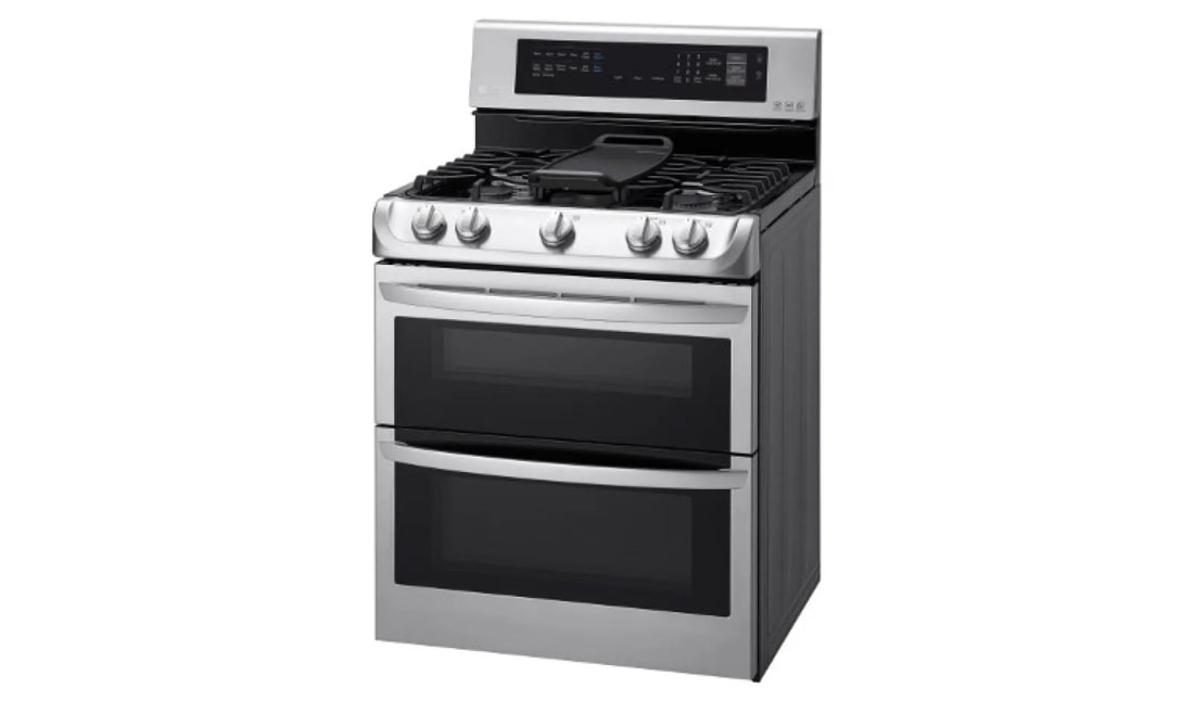 6.9 cu. ft. Gas Double Oven Range with ProBake Convection®, EasyClean® and Gliding Rack LDG4315ST