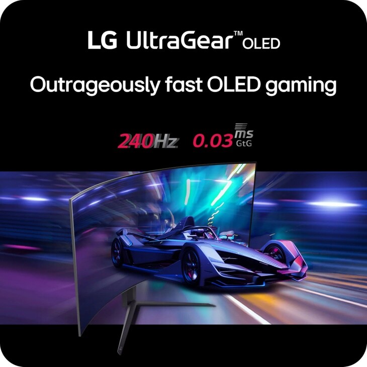 45-inch UltraGear™ Curved OLED Gaming Monitor - 39GS95QE-B