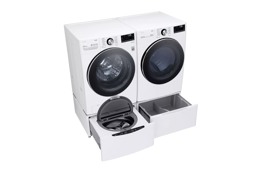 LG 7.4 Cu. Ft. Vented Stackable Electric Dryer in White with Sensor Dry  DLE3400W - The Home Depot