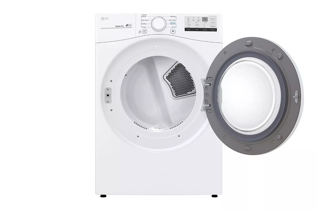 LG 7.4 Cu. Ft. White Gas Dryer with Sensor Dry