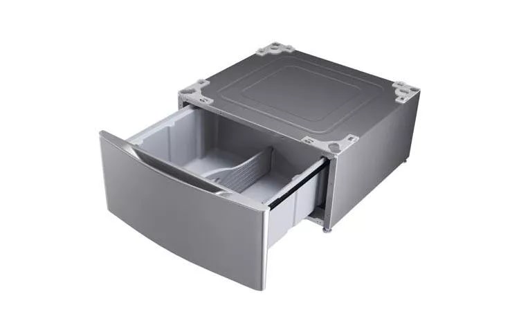 Front view of the Laundry Pedestal - Graphite Steel - WDP5V. 
