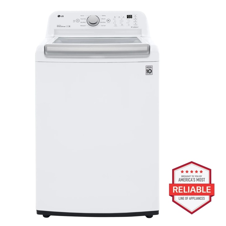 5.0 cu. ft. Mega Capacity Top Load Washer with TurboDrum™ - White

