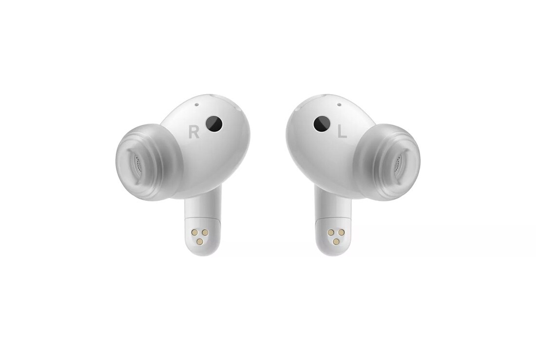 LG TONE Free® T60 - Premium Graphene Driver ANC True Wireless Bluetooth Earbuds, White