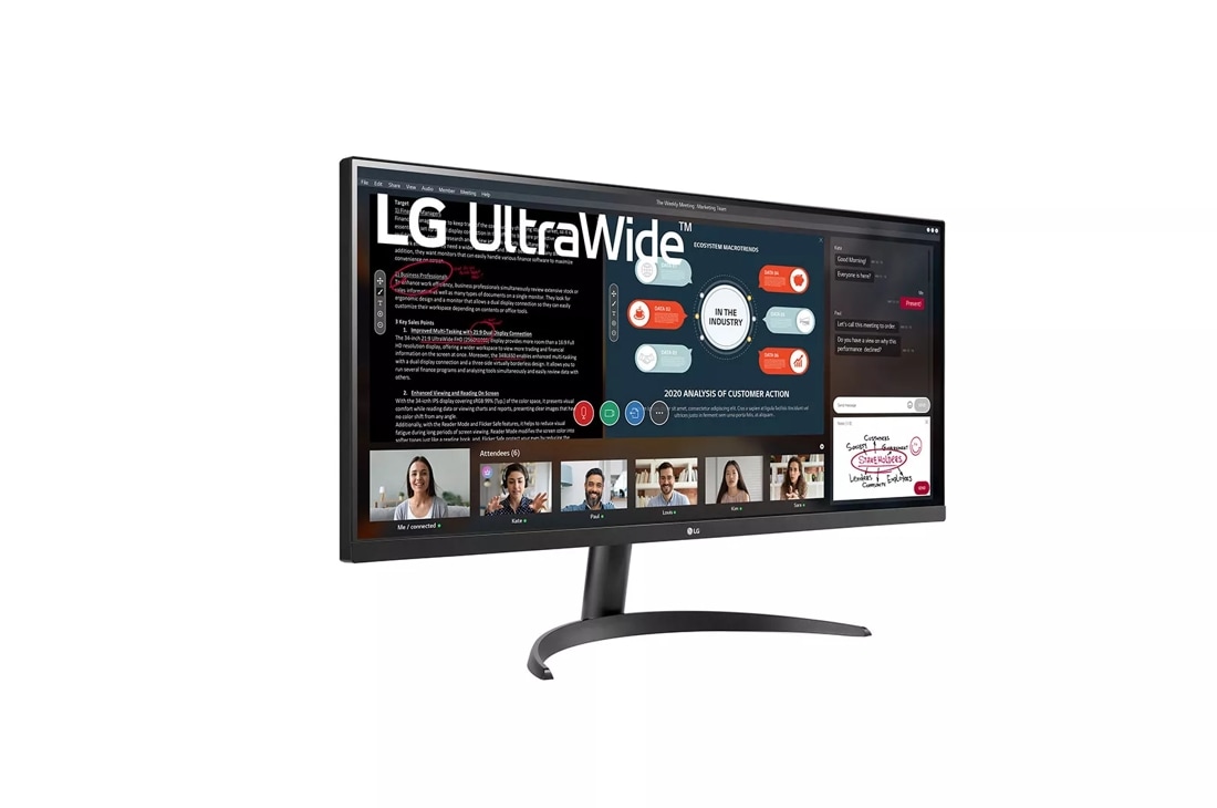 LG 34 Curved UltraWide QHD HDR Monitor with AMD FreeSync Premium