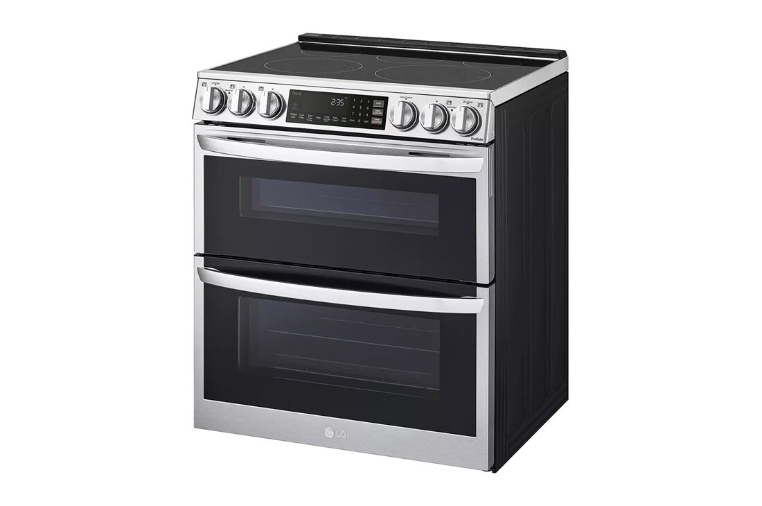7.3 cu. ft. Smart InstaView® Electric Double Oven Slide-in Range with ProBake® Convection, Air Fry, and Air Sous Vide
