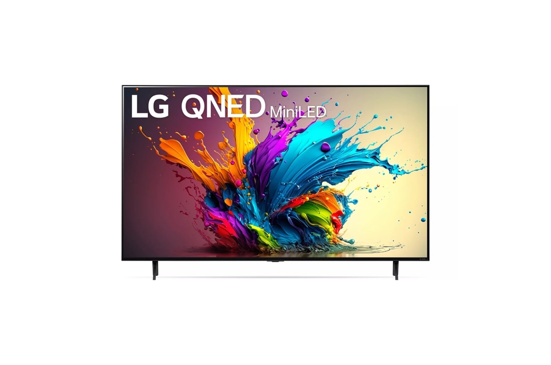 65 inch class LG QNED MiniLED TV 65QNED90TUA front view