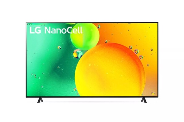 LG 75 Inch Class NANO75 UQA series LED 4K UHD Smart webOS 22 w/ ThinQ AI TV