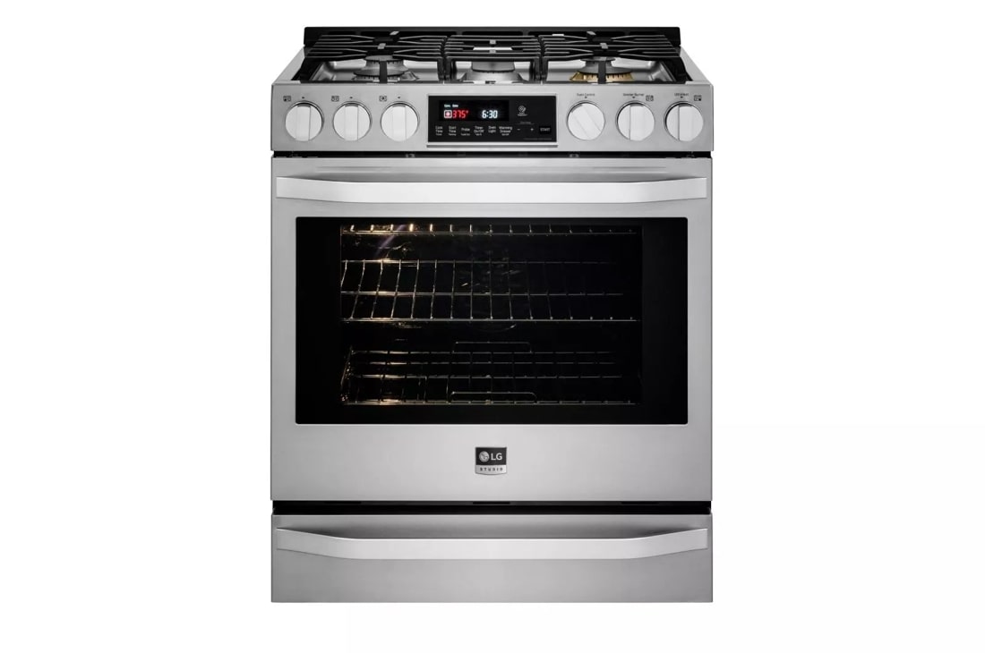 LG LSSG3017ST LG STUDIO 6.3 cu. ft. Smart wi-fi Enabled Gas Slide-in Range with ProBake Convection®