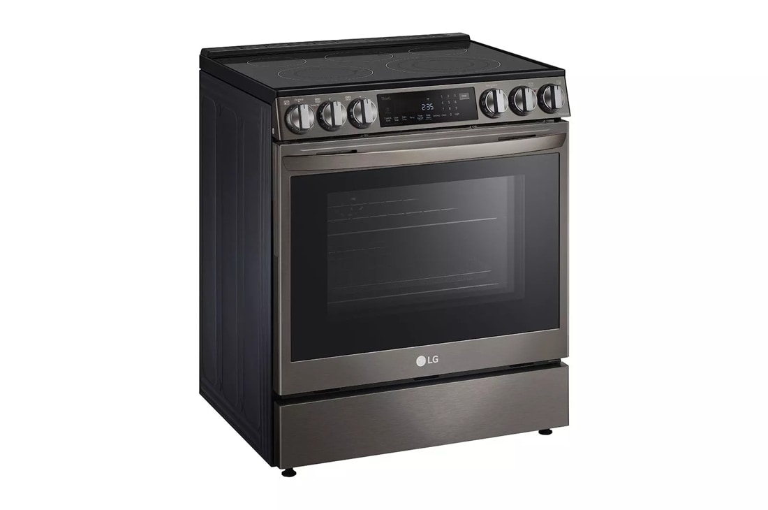 LG LSEL6335F 6.3 Cu. ft. Stainless Smart Instaview Electric Slide-in Range with Air Fry