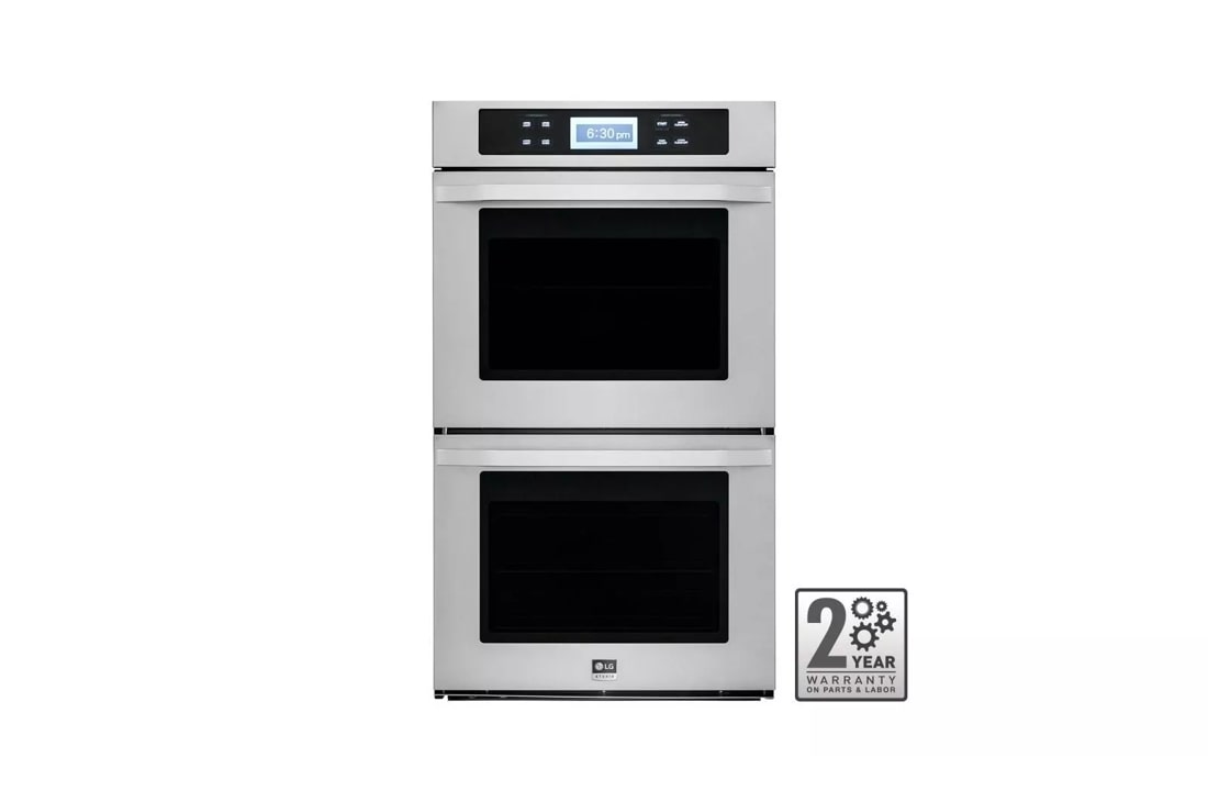 LG Studio - 4.7(x2) cu.ft. Capacity 30” Built-in Double Wall Oven with Convection System